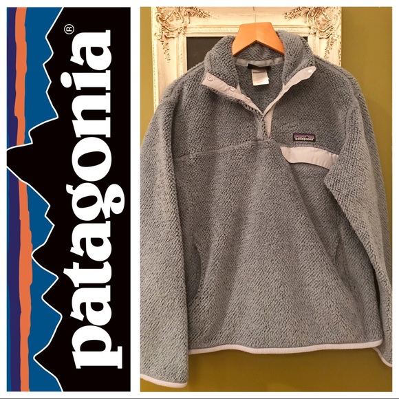 Patagonia Tops - PATAGONIA women’s re-tool snap pullover blue L